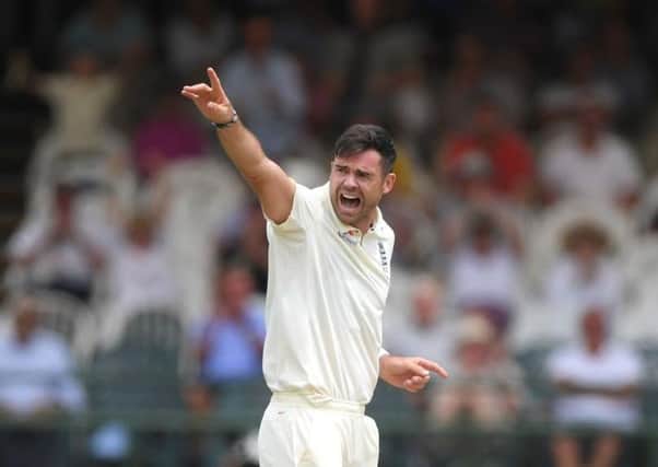 England bowler James Anderson: Poor return at Old Trafford. Picture: Stu Forster/Getty Images