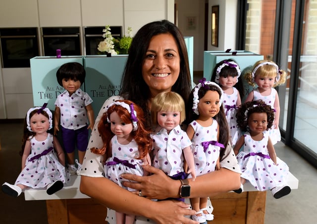 Sonia Whitely-Guest pictured with her Dolls, Bailden...Picture by Simon Hulme