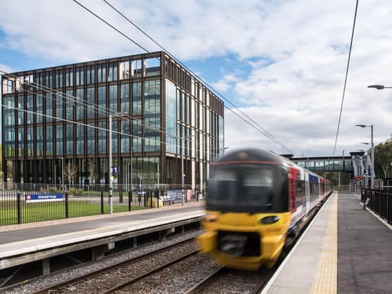 Library image of Number One, Kirkstall Forge, which is at the heart of the development.