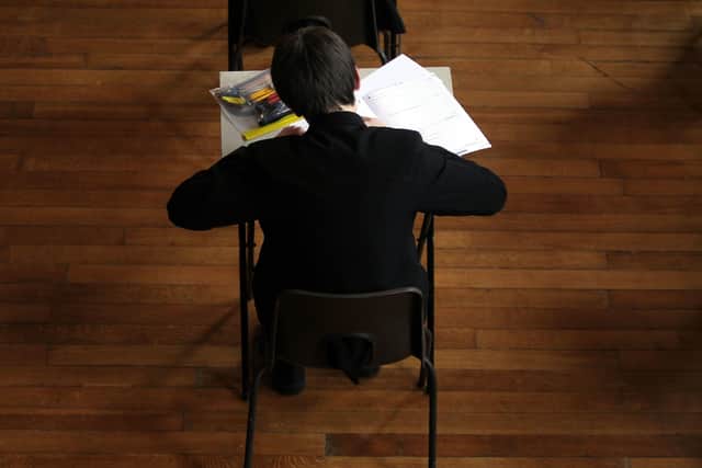 Are exams the best way of judging the work of students?