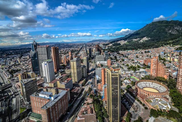 Bogota, where Roberto Sendoya Escobar lived in his early years and the scene of his attempted kidnapping. Photo: iStock/PA.