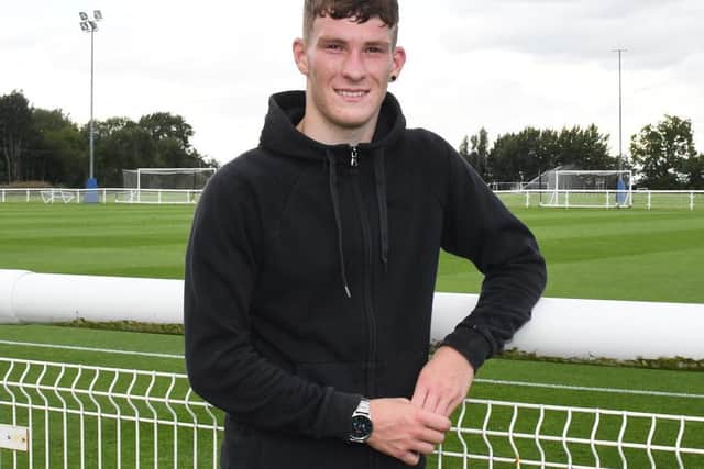 SIGNING: Charlie Allen has joined Leeds United from Linfield