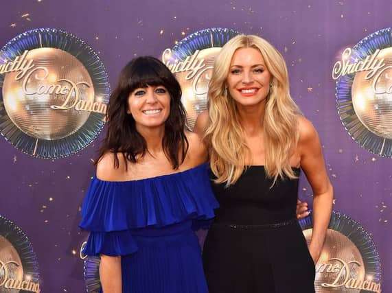 Claudia Winkleman and Tess Daly on BBC's Strictly Come Dancing. Photo: Matt Crossick/PA