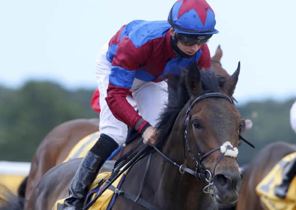 Caravan Of Hope ridden by Harry Bentley wins The Betfair Northumberland Plate Handicap Stakes at Newcastle Racecourse. PA Photo. Issue date: Saturday June 27, 2020. See PA story RACING Newcastle. Photo credit should read: Dan Abraham/PA Wire