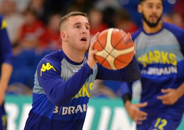 Marko Backovic is re-signing with Sheffield Sharks (Picture: Bruce Rollinson)