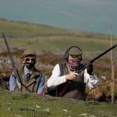 Members of a shooting party on a moor near Grinton, North Yorkshire, as the Glorious 12th, the official start of the grouse shooting season, gets underway. Picture: Owen Humphreys/PA Wire