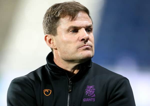 Huddersfield Giants head coach Simon Woolford: Stricter protocols call. Picture: PA