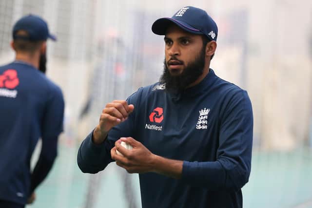 England's Adil Rashid: Under fire. Picture: PA