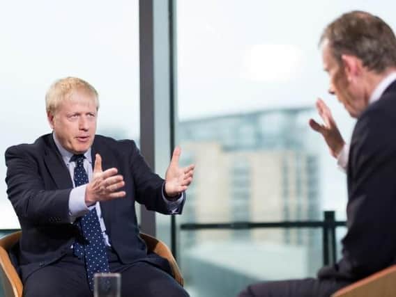 Boris Johnson appearing on The Andrew Marr show in 2019. Picture: PA