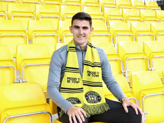ARRIVAL: Harrogate Town triggered Tom Walker's buy-out clause