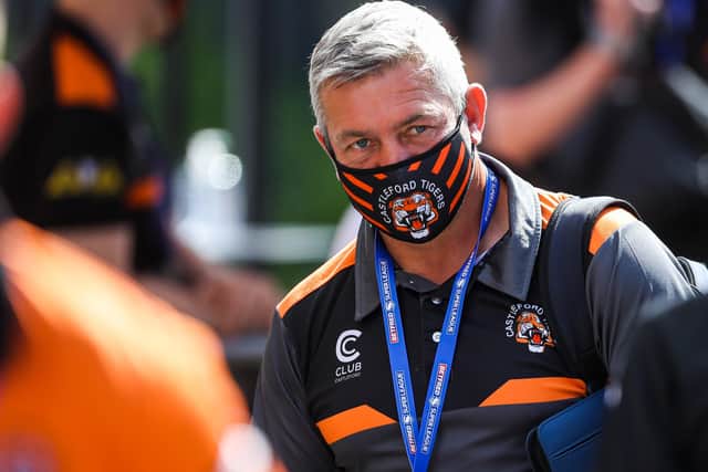 Picture by Alex Whitehead/SWpix.com - 08/08/2020 - Rugby League - Betfred Super League - Castleford Tigers v Catalans Dragons - Emerald Headingley Stadium, Leeds, England - Castleford's head coach Daryl Powell arrives at the stadium.