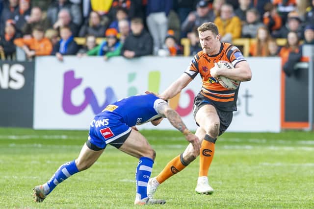 15 March  2020 .....    Castleford Tigers v  St Helens. Super League.
Tigers James Clare.  Picture Tony Johnson