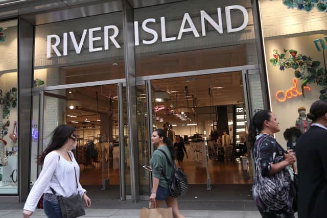 Several firms including River Island have announced job losses since stores reopened. Photo:Yui Mok/PA Wire