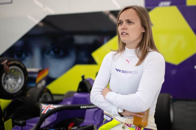Sarah Moore during a training session prior to the first race of the W Series at Hockenheimring on May 03, 2019 in Hockenheim, Germany. (Picture: Matthias Hangst/Getty Images)