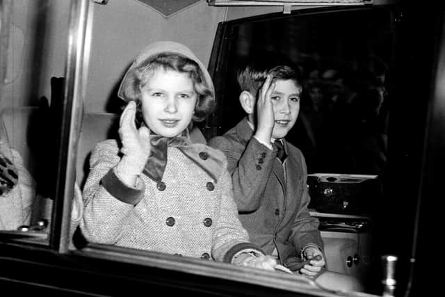 This archive photo shows the Princess Royal and the Prince of Wales arriving at London Liverpool Street to take the train to Sandringham. Photo: PA/PA Wire