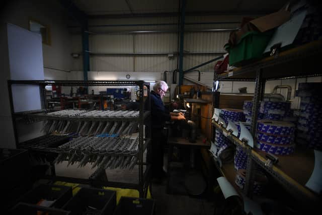 Inside the factory at Whiteley and Sons