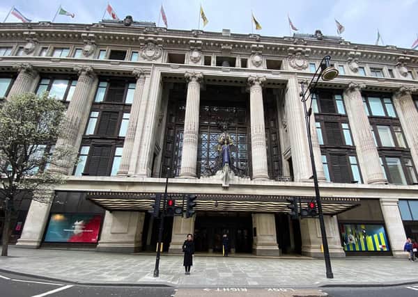 Selfridges has revealed new proposals to improve sustainability. Photo: Luciana Guerra/PA Wire