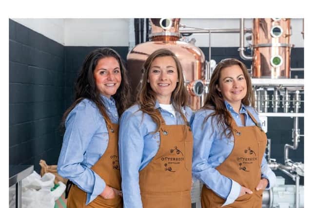 Nicola Lampkin, Alexa Ives and Geri Howson, the three friends behind Cotton Gin, which launched last month.