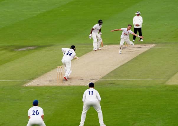 Keeping players in employment: Essex's Aaron Beard bowling during day four of the Bob Willis Trophy match against susses at Hove. Picture: PA