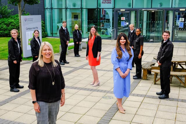 Members of the Unlocked Graduates programme at Leeds Trinity University.