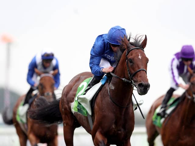 Ghaiyyath put up a dominant display at York to land the Juddmonte International under William Buick.