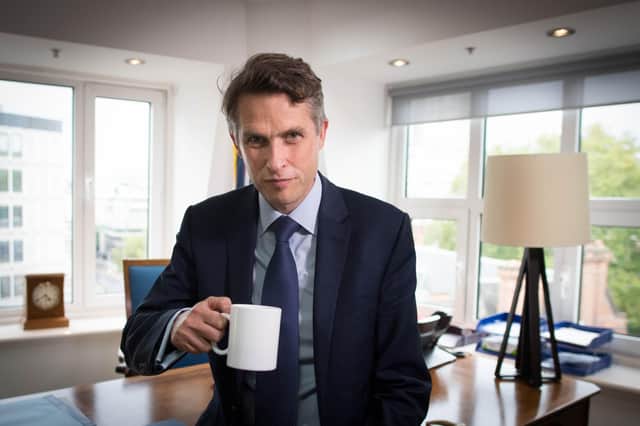 Secretary of State for Education Gavin Williamson in his office at the Department of Education in Westminster. Picture: Stefan Rousseau/PA Wire
