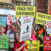 North Yorkshire residents lobby County Hall over fracking plans.