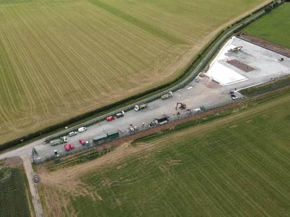 The West Newton B wellsite which has now been completed