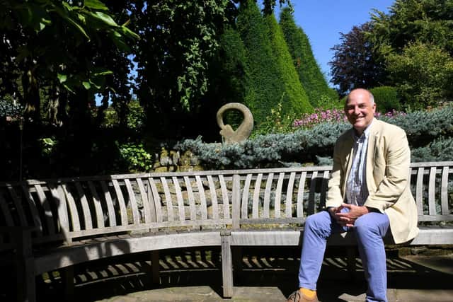 Peter Newman chief executive of Perennial which runs York Gate Garden at Adel in Leeds. Image: Gary Longbottom.