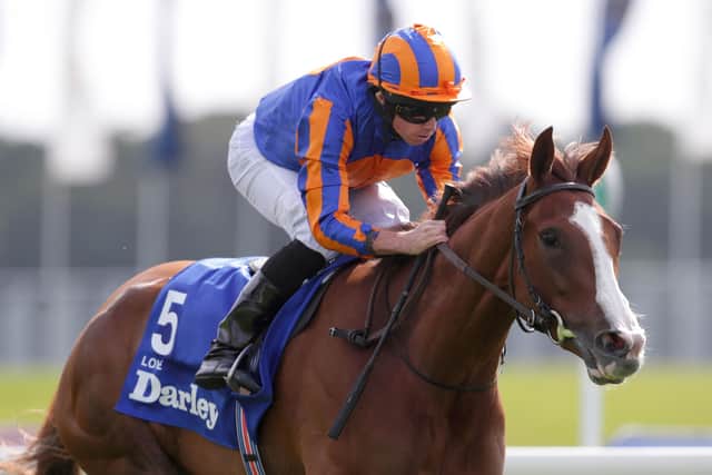 Love and Ryan Moore were imperious when winning the Darley Yorkshire Oaks on day two of the Ebor Festival.