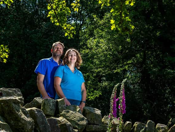 Make it Wild founders Chris and Helen Neave have planted trees in Nidderdale to contribute to the Northern Forest which add to the ancient woodlands already on their land. (Bruce Rollinson).