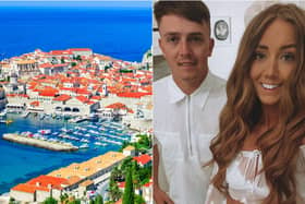 Liam and Jodie were forced to pay hundreds to beat the Croatia quarantine. Photos: Shutterstock/PA