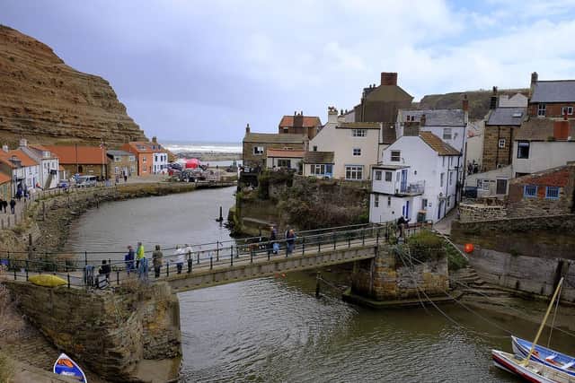 Eli Harrison launched his rescue mission near his home in Staithes.