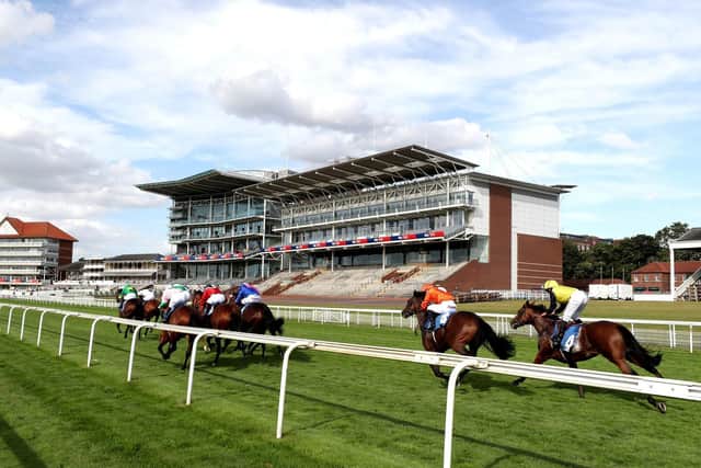 RUNNERS AND RIDERS: Action from the Yorkshire Ebor Festival at York Racecourse. Picture: David Davies/PA Wire