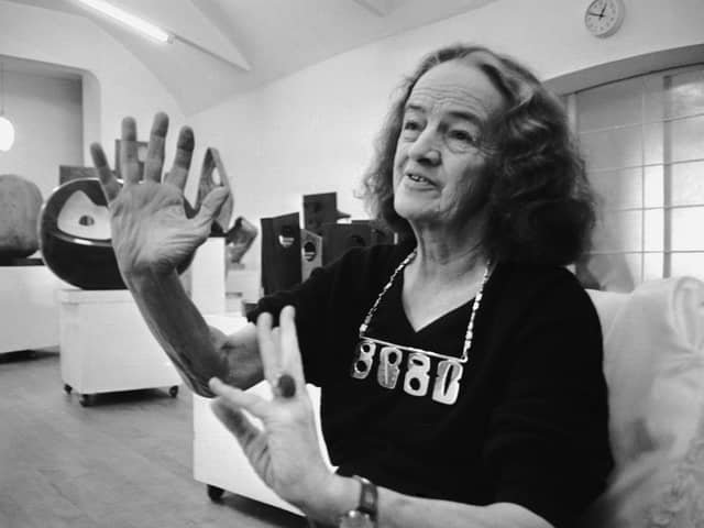 An archive photo of Dame Barbara Hepworth.