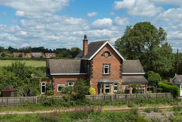 The old station house at Moor Monkton is on the market for £425,000 with Blenkin and Co.