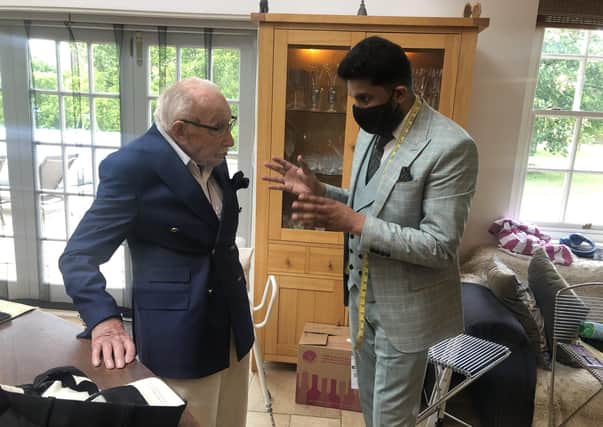 Imran Khan went to meet Captain Sir Tom Moore at his home in July.
