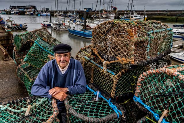 Rolly Rollisson is Bridlington's oldest fisherman.