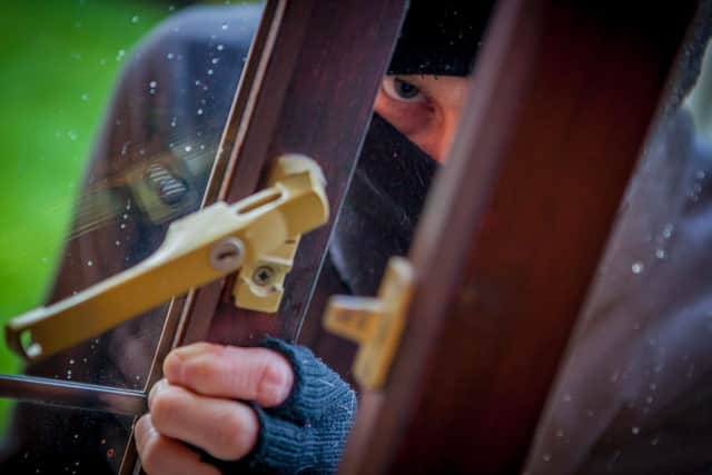 The number of burglaries reported fell by 72 per cent in lockdown with more people staying at home