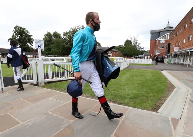 Jockey Ben Curtis. (Photo by David Davies/Pool via Getty Images)