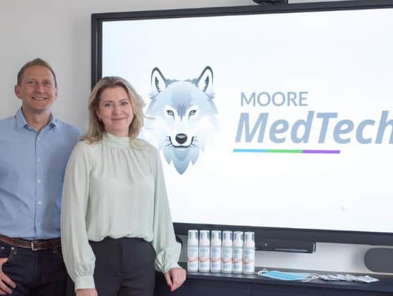 Sister and brother, Samantha and Jamie Moore, set up Tadcaster-based Moore MedTech