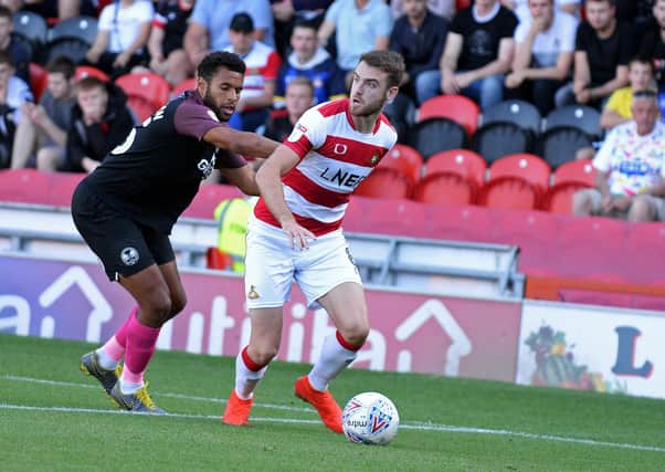 Ben Whiteman: Doncaster midfielder remains on Barnsley’s transfer wishlist. (Picture: Marie Caley)