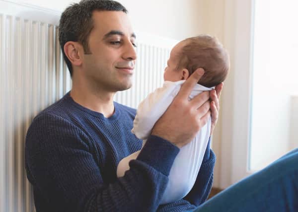 The practice of fathers taking Shared Parental Leave in this country is picking up but still remains very limited. Picture: Thinkstock/PA.
