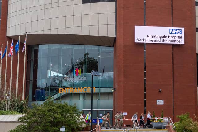 Harrogate Convention Centre was converted into a Nightingale Hospital earlier this year.
