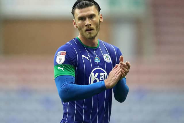 Bargain buy: Cardiff have signed Wales international and former Rotherham and Barnsley striker Kieffer Moore on a three-year deal from relegated Wigan. Picture: PA