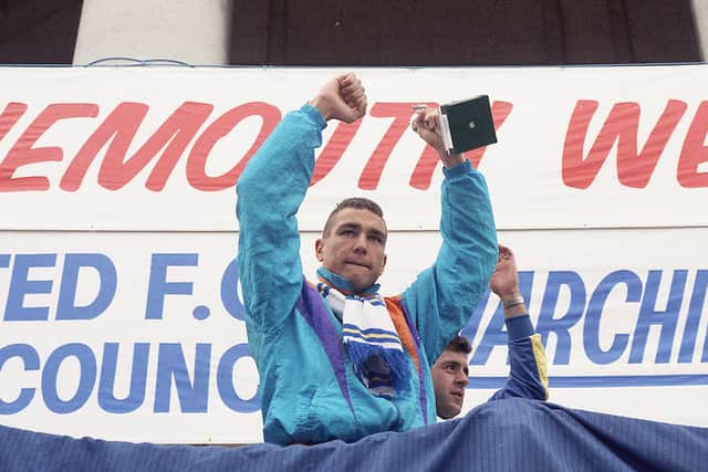 Vinnie Jones was part of a Leeds United promotion-winning side. Picture: Steve Riding.