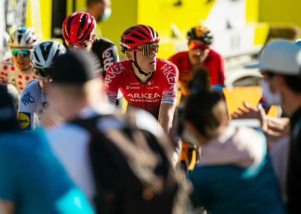 Connor Swift finishes in the Grupetto of Tour de France 2020 Stage 4 Sisteron - Orciéres- Merlette
 (Alex Whitehead/SWpix.com)