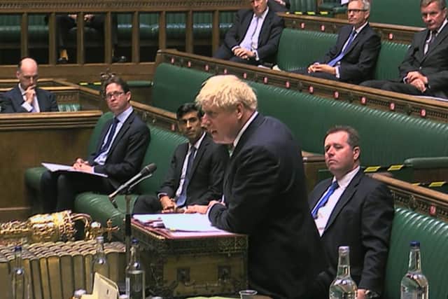 Prime Minister Boris Johnson speaks during Prime Minister's Questions in the House of Commons, London. Photo: PA