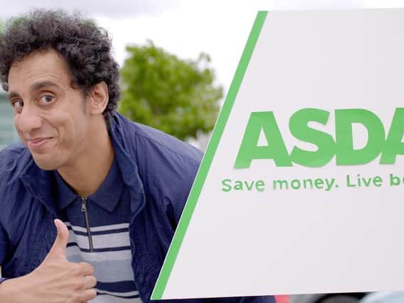 The stars of the ad are a real-life Asda family  Sunny, his wife Amy and their three kids