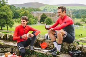 Alistair and Jonny Brownlee have launched The Cafes Are Open with their sponsors Yorkshire Tea (photo: Yorkshire Tea)